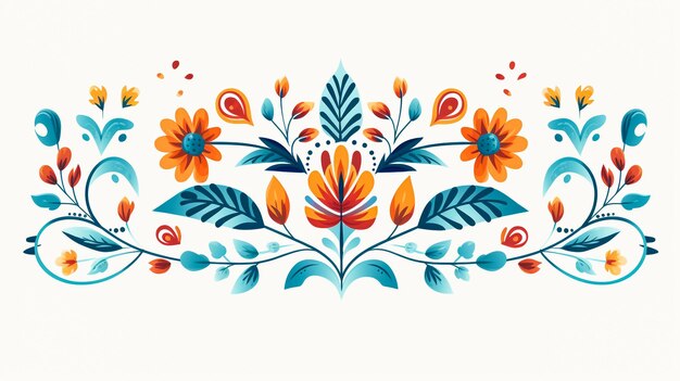 flower floral plant color green vector