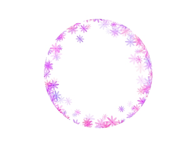 Flower Frame Background Illustration for decoration