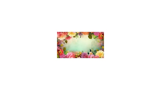 flower frame background photo15