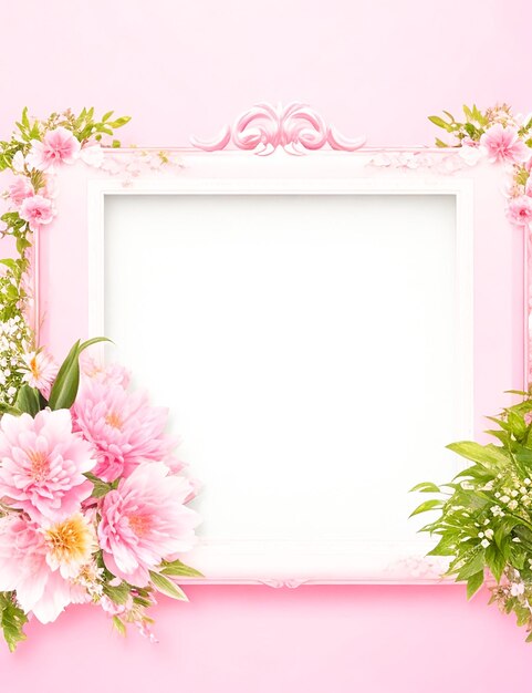 A Flower frame Generated by AI