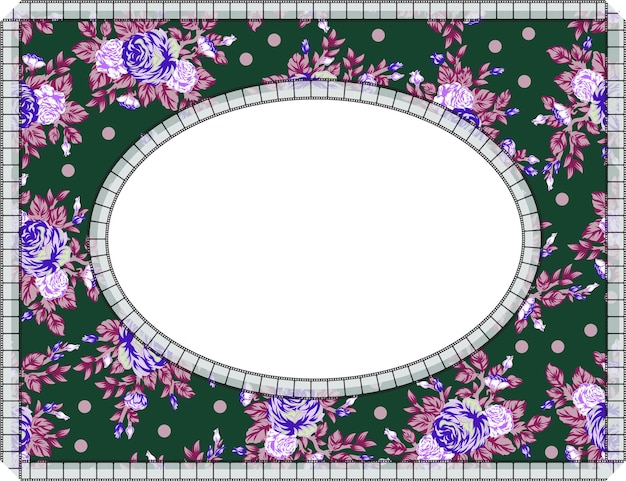 Фото Мокет карты с цветочной решеткой