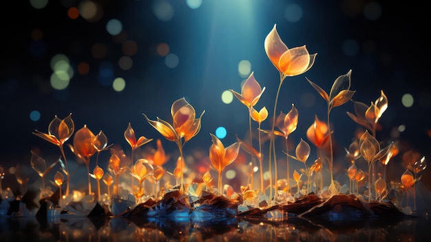 flower illustration background