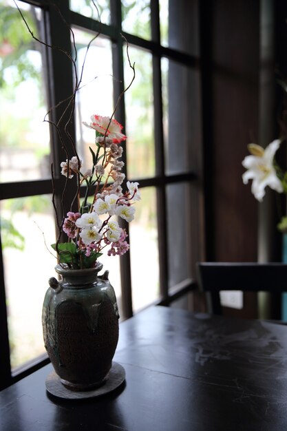 Flower in jar