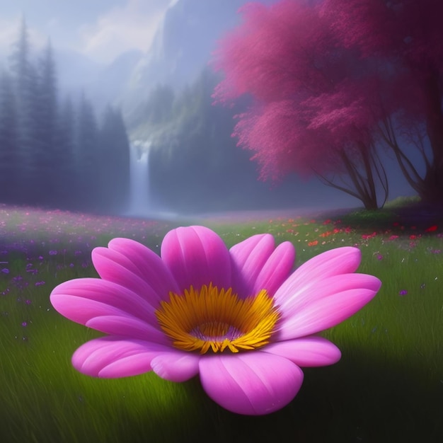 flower landscape