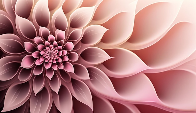 flower painting abstract background ai image