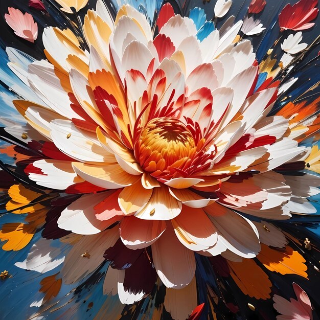 Photo flower painting