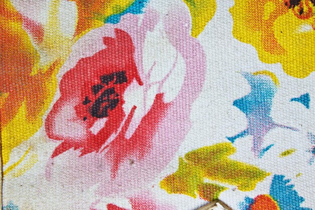 flower pattern on fabric