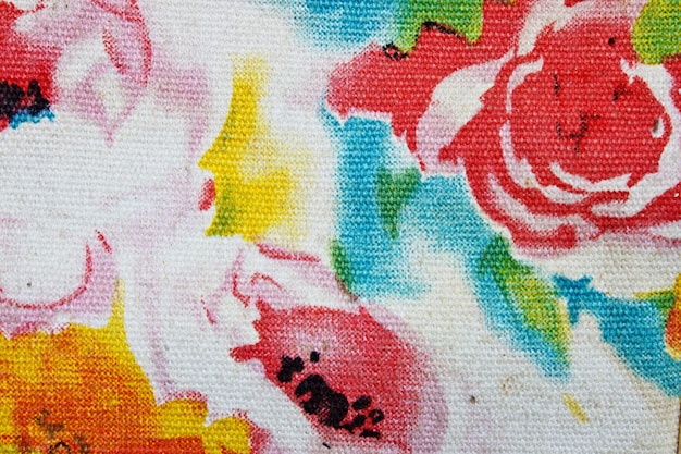 flower pattern on fabric