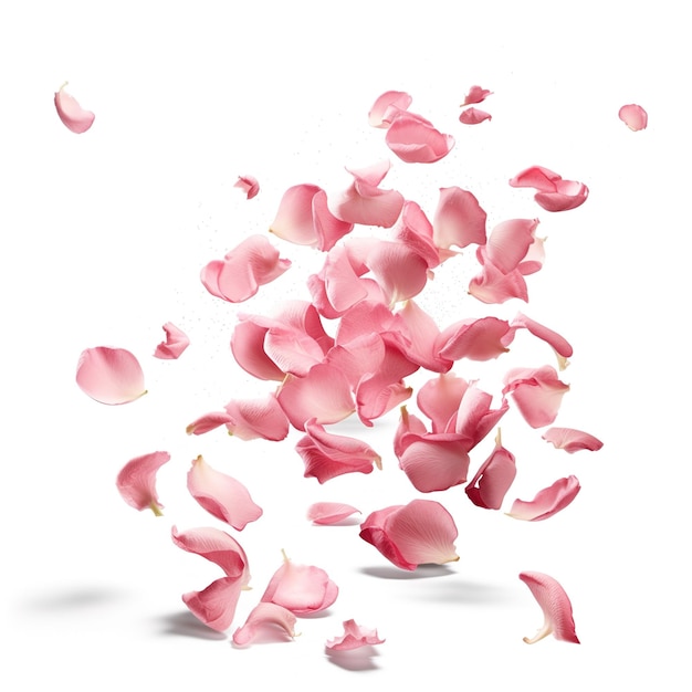 Flower petals background