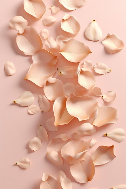 Photo flower petals background