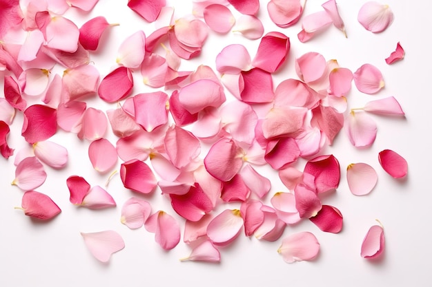 Flower petals background