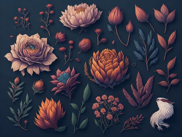 Flower PNG pack