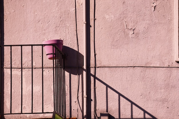 Flower pot in the balcony