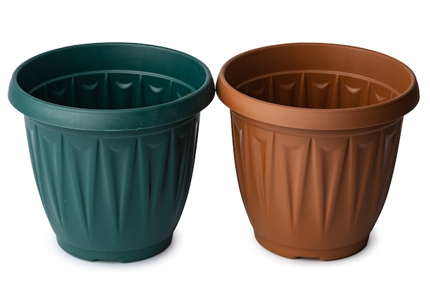 Flower pot for house plant isolated