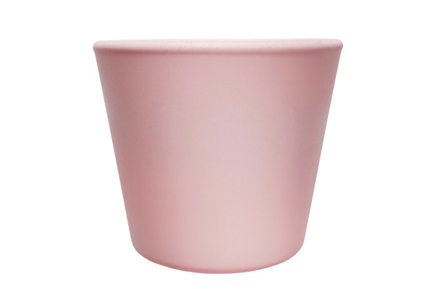 Foto vaso di fiori isolato