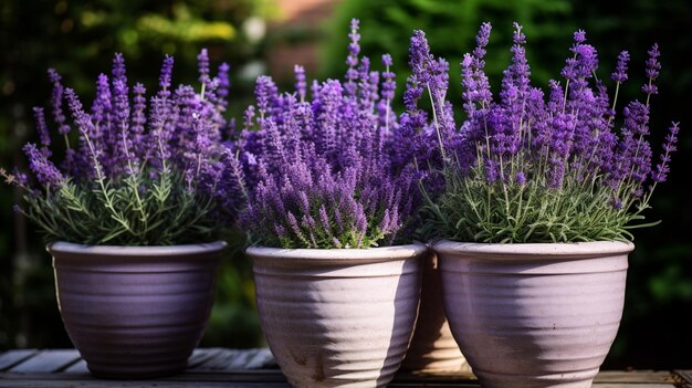 写真 ラベンダの花瓶