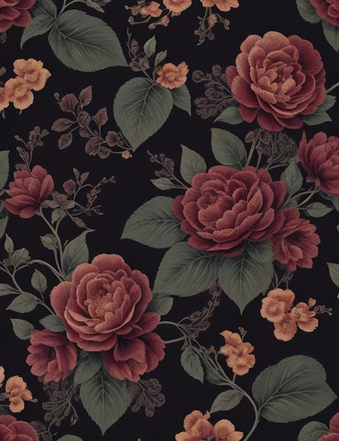 flower semaless pattern wallpaper graphic design