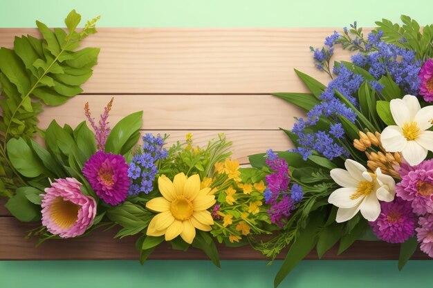 Flower Spring Background Copyspace