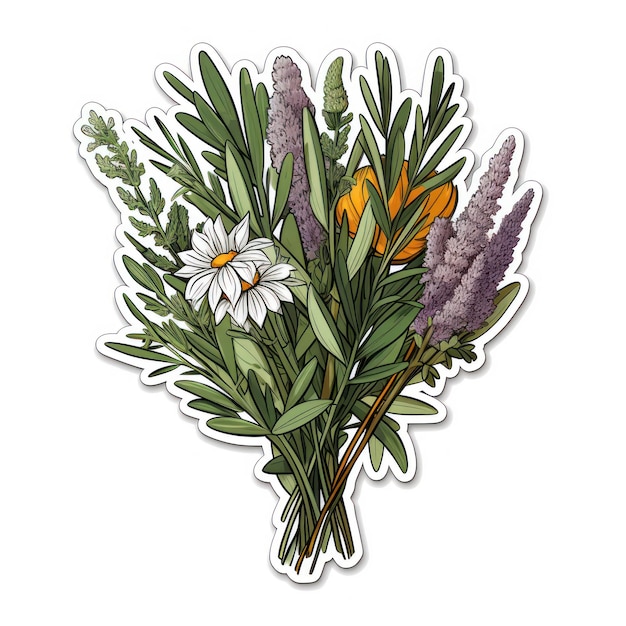 flower sticker