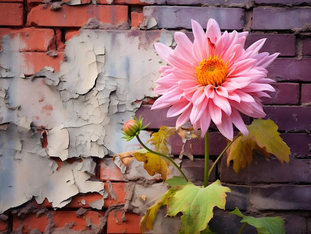 路上の花