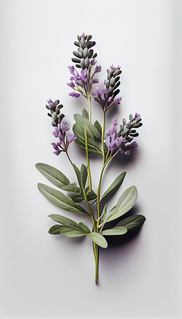 A flower that is on a white background