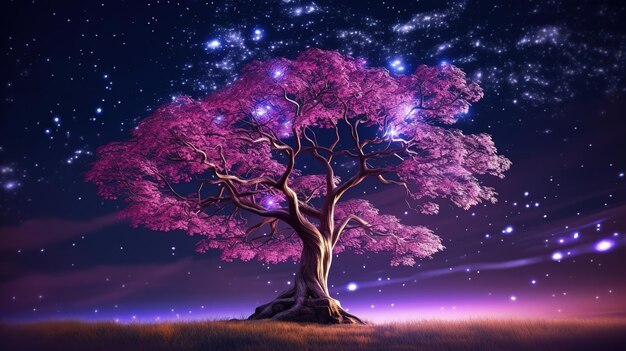 flower tree nature background