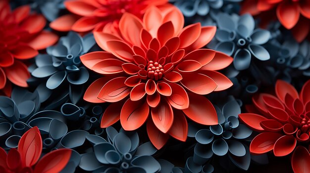 Flower wall art hd 8k wallpaper stock photographic image