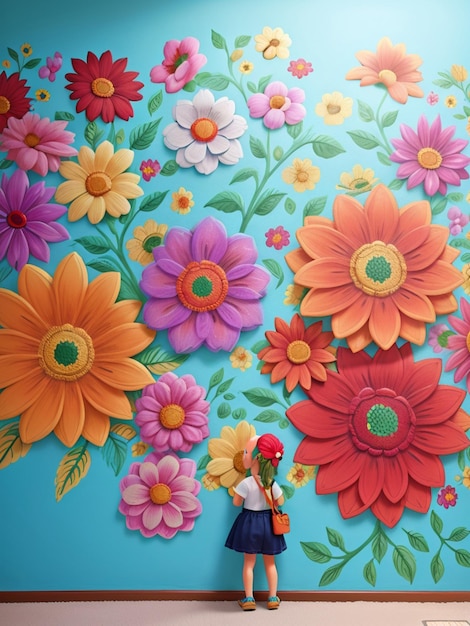 flower wall art