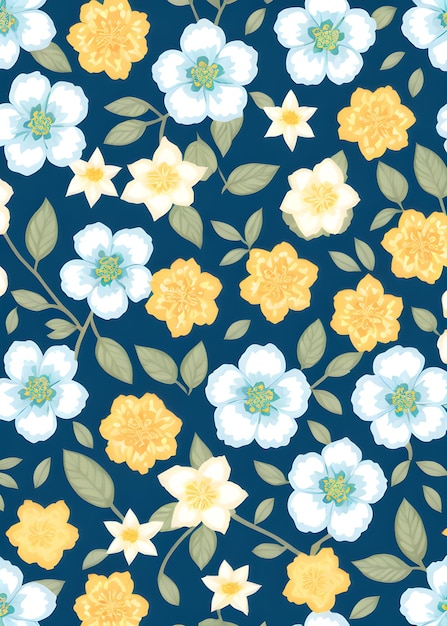 flower watercolor seamless patterns floral pattern