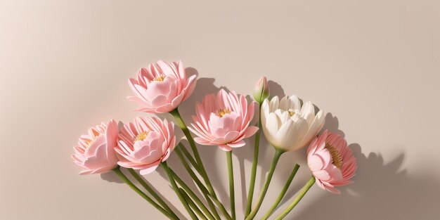 Flower on a White Background