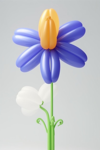 A flower with a flower on it is made by a friend.