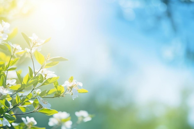 葉の中に太陽が輝く花