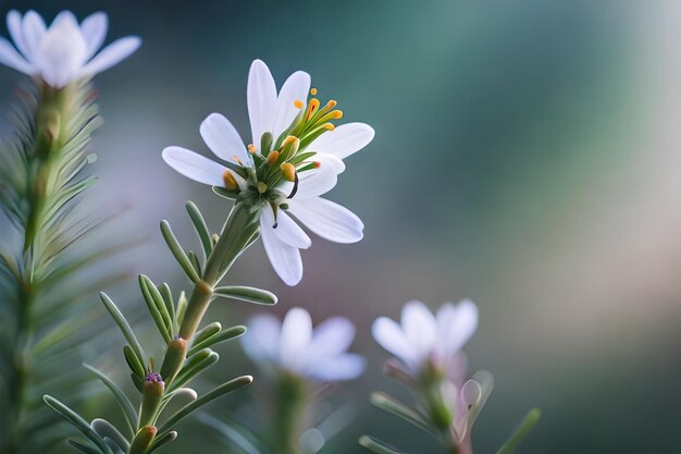 a flower with the word " spring " in the background