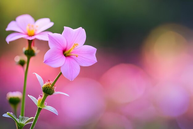 背景に「野生」という文字が入った花