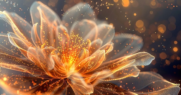 a flower with the words  fire  on it
