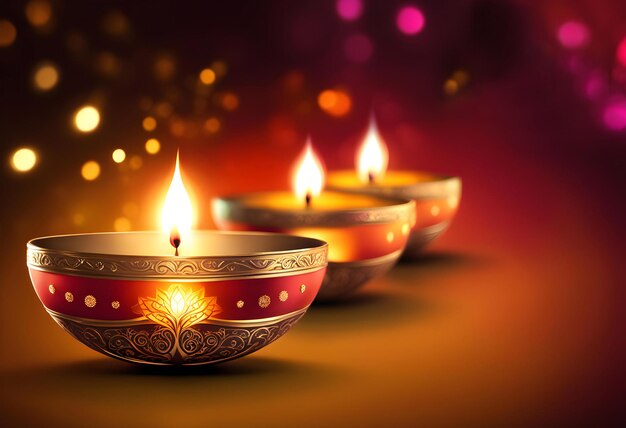 flowering holiday Diwali background photo for advertising