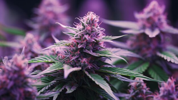 Flowering medical marijuana cannabis bloom up