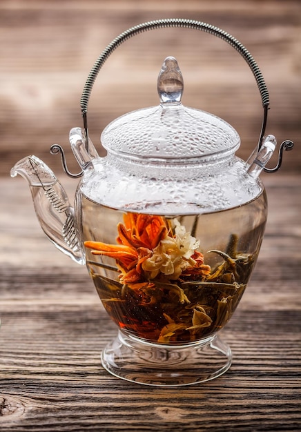 Flowering tea