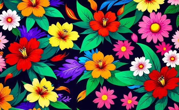 Photo flowers abstract background color background flower