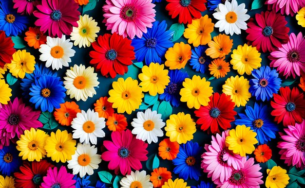 Photo flowers abstract background color background flower