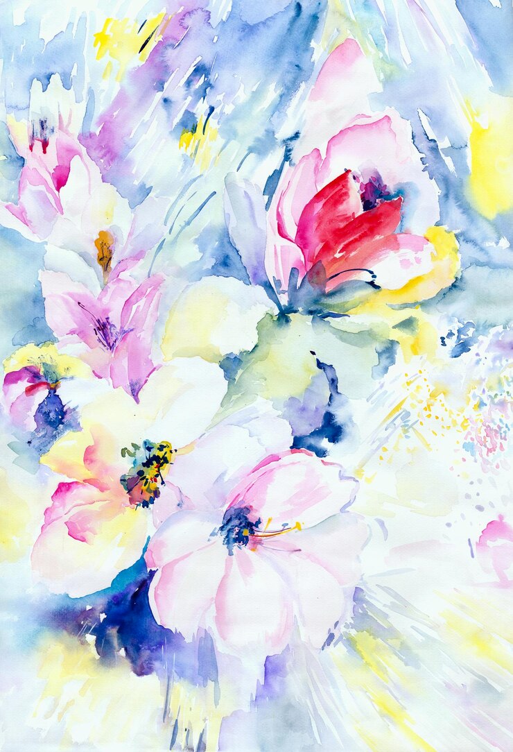 Photo 花は涼しい夏に咲き、葉と花の芸術的なデザインです。