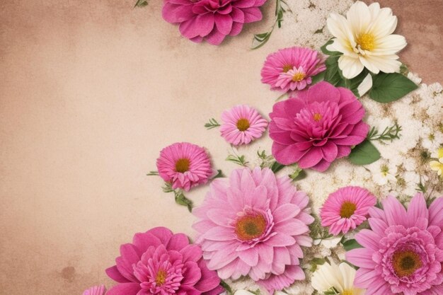 Photo flowers background