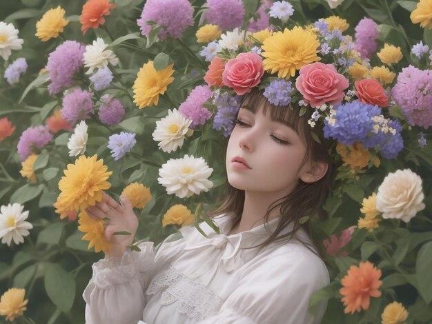 写真 花の美しいクローズアップ画像 ai が生成