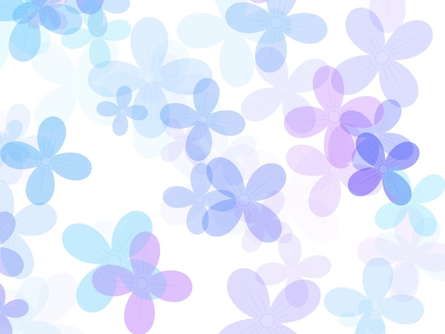 Flowers Bokeh Illustration for Background