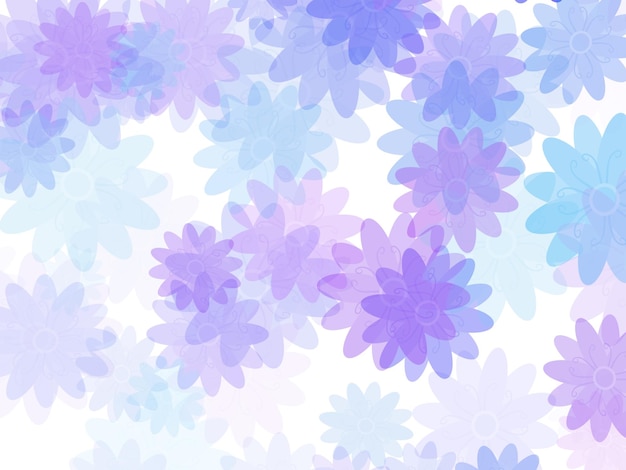 Flowers Bokeh Illustration for Background