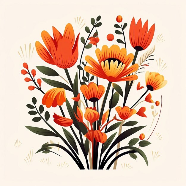 Flowers drawing