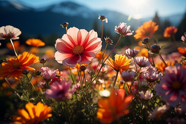 flowers field nature