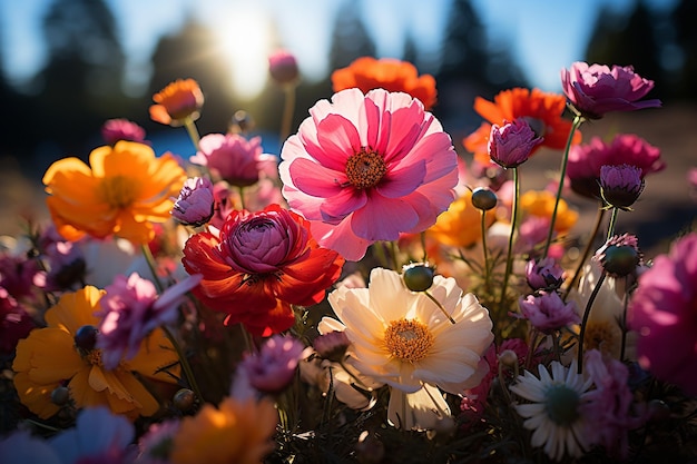 flowers field nature