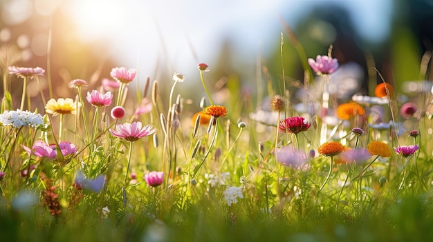 flowers in the field