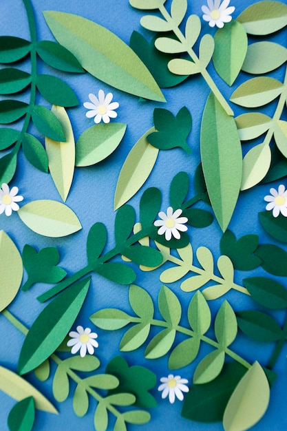 Цветы ручной работы Дизайн Papercraft Art